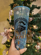 Load image into Gallery viewer, Polar express snowglobe tumbler
