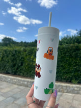 Load image into Gallery viewer, Big feet plushie skinny tumbler
