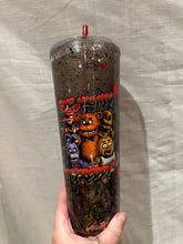 Load image into Gallery viewer, Fnaf snowglobe tumbler
