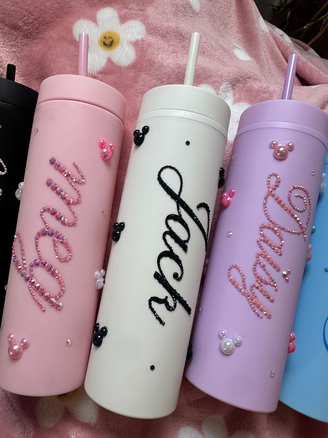 Personalised Disney pearl tumblers
