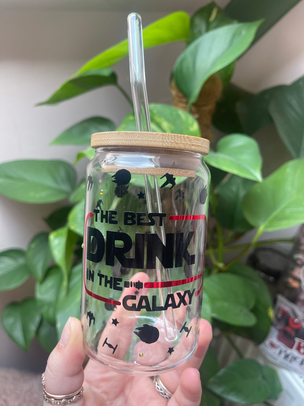 Best drink in the galaxy glass
