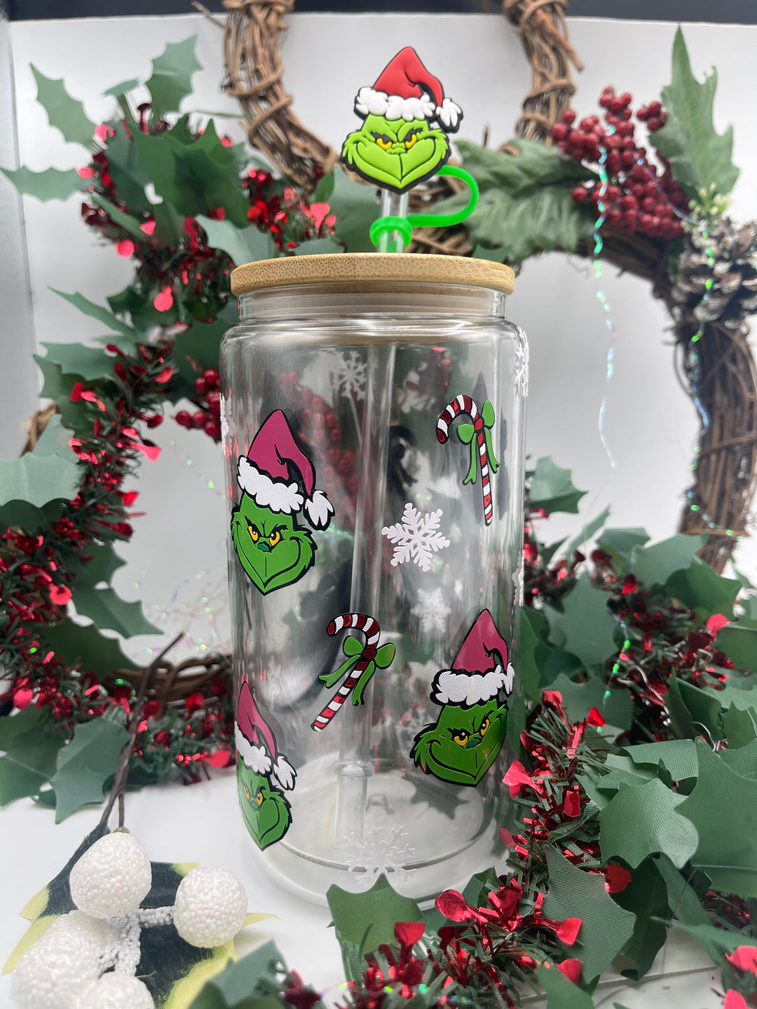 Grinch glass